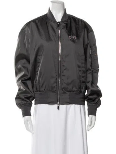 Pre-owned Dior Men 2019 Bomber Jacket In Gray