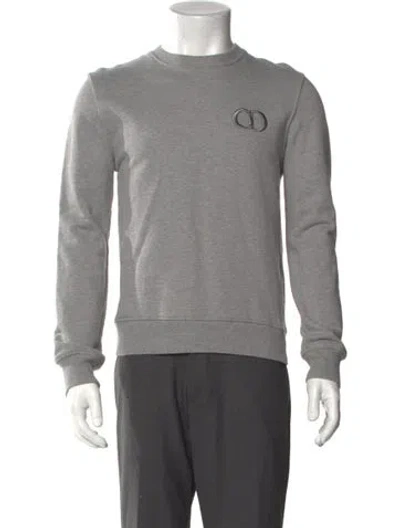 Pre-owned Dior Men 2019 Cd Icon Sweatshirt In Gray