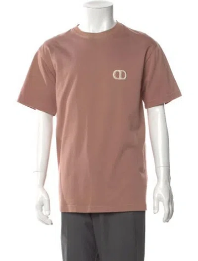 Pre-owned Dior Men 2019 Cd Icon T-shirt In Brown