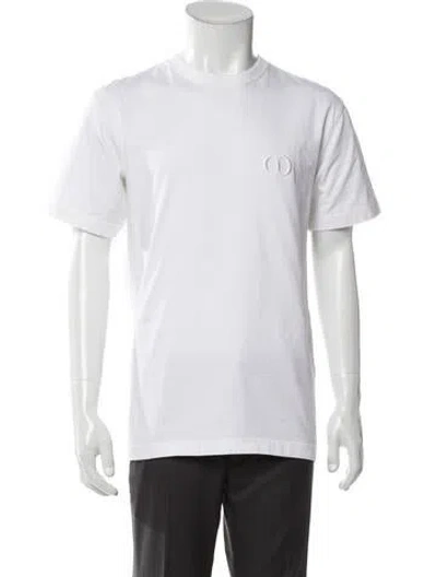 Pre-owned Dior Men 2019 Cd Icon T-shirt In White