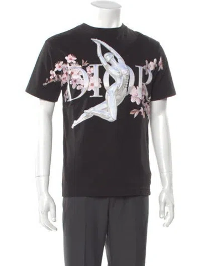 Pre-owned Dior Men 2019 Graphic Print T-shirt In Gray