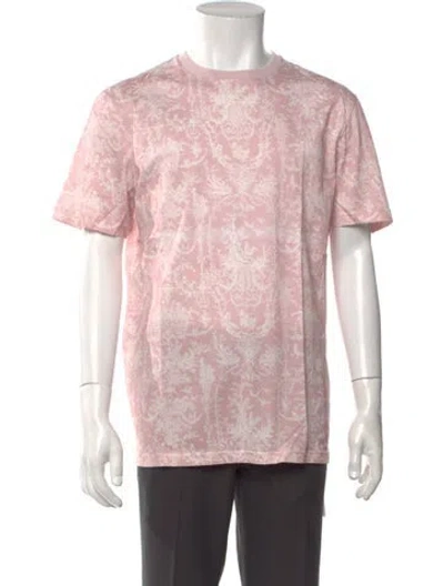 Pre-owned Dior Men 2019 Oblique Jacquard T-shirt In Pink