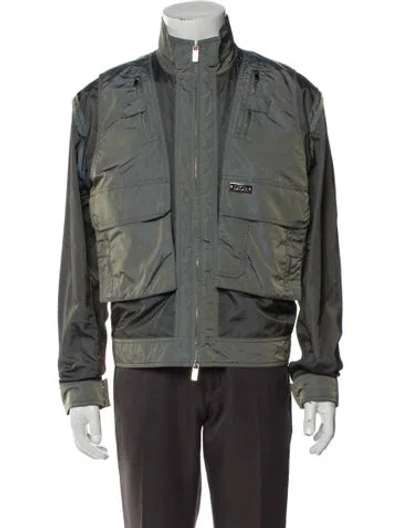 Pre-owned Dior Men 2019 Signature Logo Utility Jacket