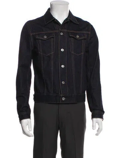 Pre-owned Dior Men 2019 Trucker Jacket In Blue