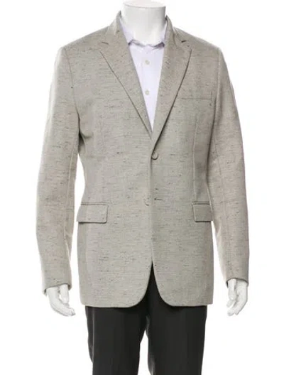 Pre-owned Dior Men 2019 Virgin Wool Blazer In Gray