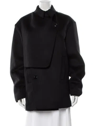 Pre-owned Dior Men 2019 Virgin Wool Coat In Black