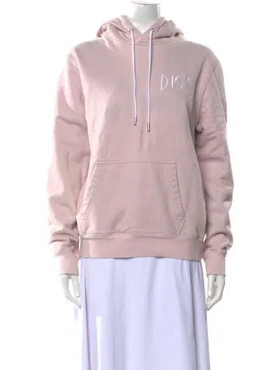 Pre-owned Dior Men 2019 X Raymond Pettibon Hoodie In Pink
