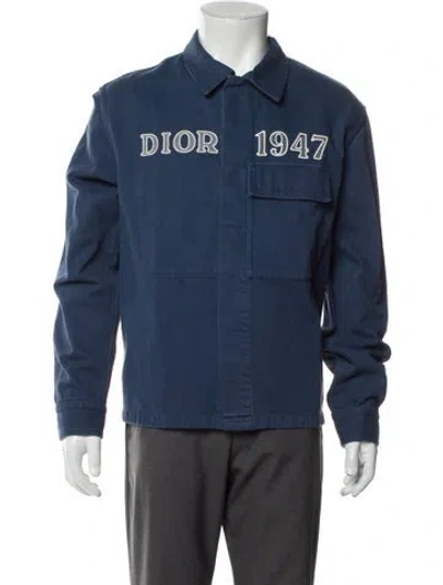 Pre-owned Dior Men 2020 1947 Utility Jacket W/ Tags In Blue