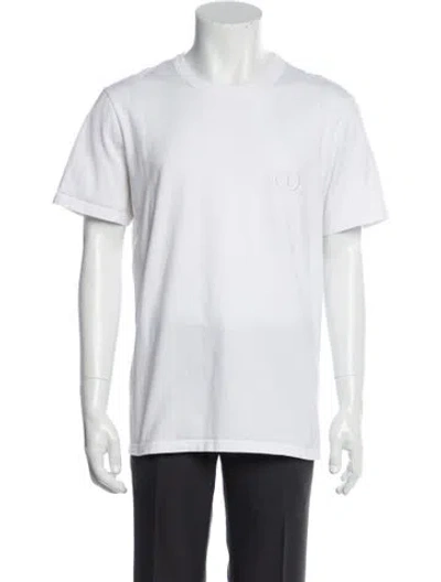 Pre-owned Dior Men 2020 Crew Neck T-shirt In White