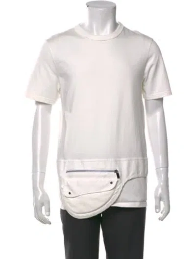 Pre-owned Dior Men 2020 Crew Neck T-shirt In White