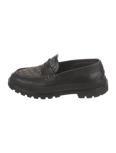 Pre-owned Dior Men 2020 Explorer Loafers In Black