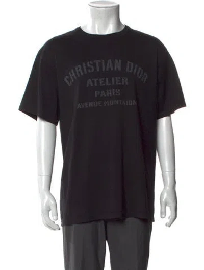 Pre-owned Dior Men 2020 Graphic Print T-shirt In Black
