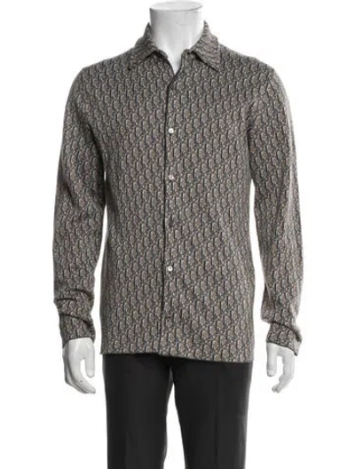Pre-owned Dior Men 2020 Oblique Jacquard In Neutral