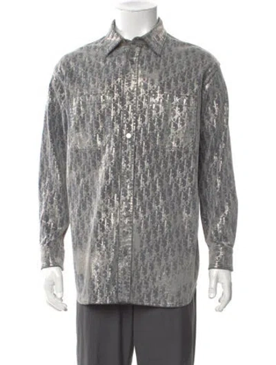 Pre-owned Dior Men 2020 Oblique Jacquard Shirt