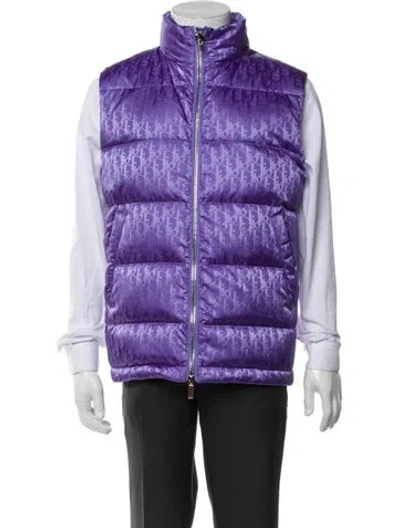 Pre-owned Dior Men 2020 Oblique Jacquard Vest W/ Tags In Purple