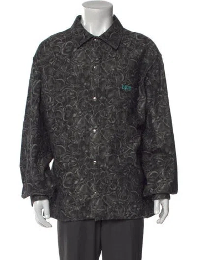 Pre-owned Dior Men 2020 Signature Logo Shirt In Multi