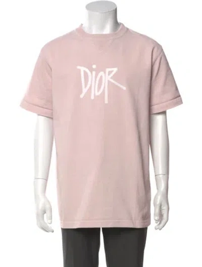 Pre-owned Dior Men 2020 Signature Logo T-shirt In Multi