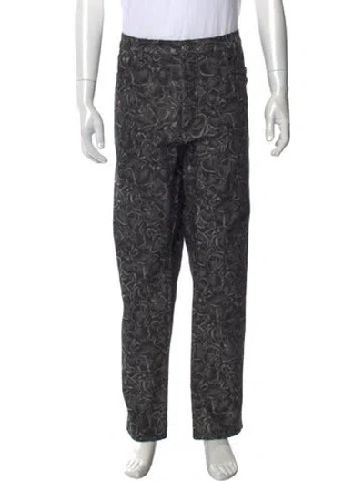 Pre-owned Dior Men 2020 Straight-leg Jeans In Black