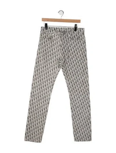 Pre-owned Dior Men 2020 Straight-leg Jeans In Neutral