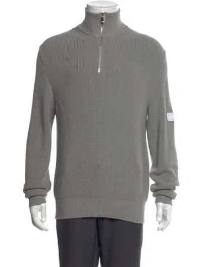 Pre-owned Dior Men 2020 Virgin Wool Pullover In Gray