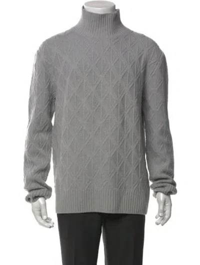 Pre-owned Dior Men 2020 Virgin Wool Pullover In Gray