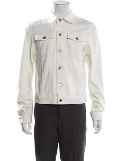 Pre-owned Dior Men 2020 X Alex Foxton Trucker Jacket In Neutral
