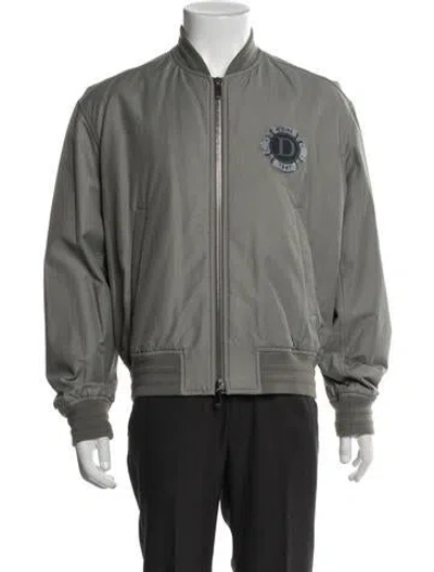 Pre-owned Dior Men 2021 Bomber Jacket In Gray