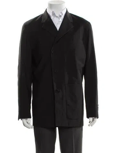 Pre-owned Dior Men 2021 Cannage Pattern Peacoat In Gray
