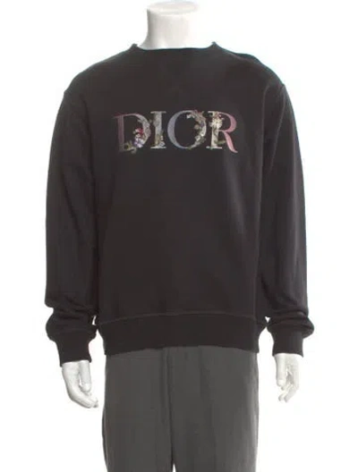 Pre-owned Dior Men 2021 Graphic Print Sweatshirt In Gray