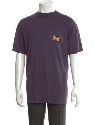 Pre-owned Dior Men 2021 Graphic Print T-shirt In Purple