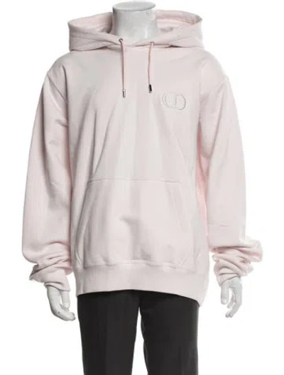 Pre-owned Dior Men 2021 Icon Cd Hoodie Hoodie In Pink