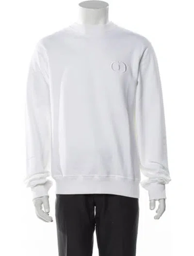 Pre-owned Dior Men 2021 Icon Sweatshirt In White
