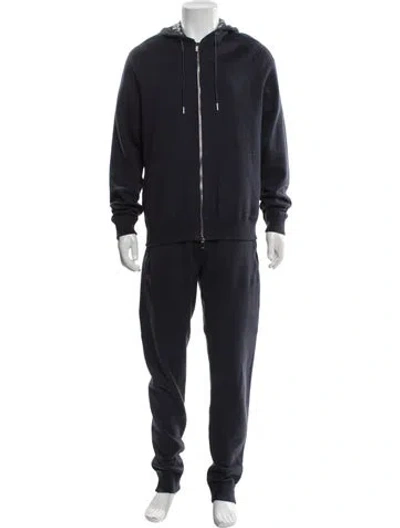 Pre-owned Dior Men 2021 Oblique Jacquard Lounge Set In Blue
