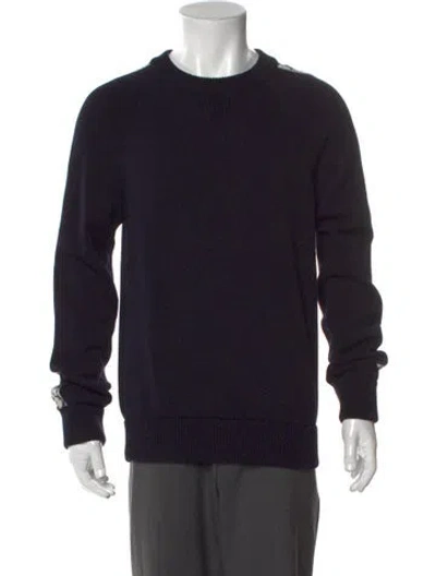 Pre-owned Dior Men 2021 Oblique Jacquard Pullover In Blue