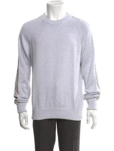 Pre-owned Dior Men 2021 Oblique Jacquard Pullover In Gray