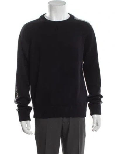 Pre-owned Dior Men 2021 Oblique Jacquard Pullover W/ Tags In Blue