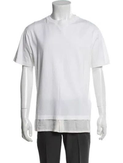 Pre-owned Dior Men 2021 Oblique Jacquard T-shirt In White