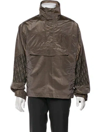 Pre-owned Dior Men 2021 Oblique Jacquard Utility Jacket In Neutral