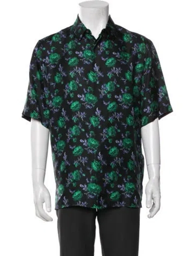 Pre-owned Dior Men 2021 Silk Shirt In Black