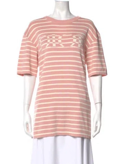 Pre-owned Dior Men 2021 Silk T-shirt In Pink