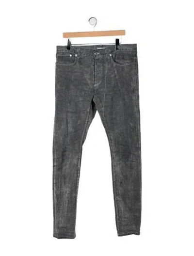 Pre-owned Dior Men 2021 Skinny Jeans In Gray