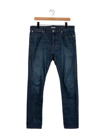 Pre-owned Dior Men 2021 Straight-leg Jeans In Blue