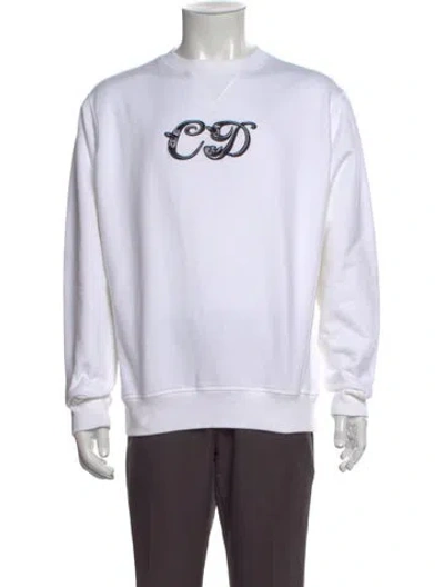 Pre-owned Dior Men 2021 X Kenny Sharf Sweatshirt In White