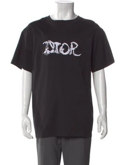 Pre-owned Dior Men 2021 X Peter Doig T-shirt In Black