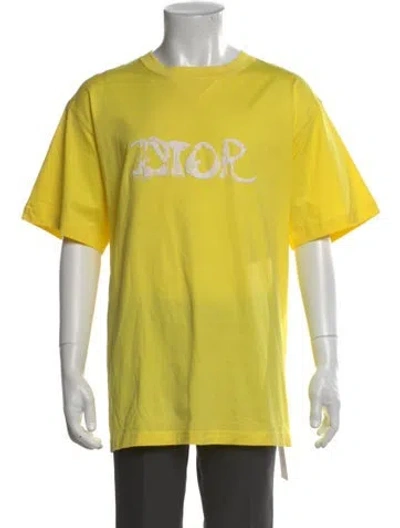 Pre-owned Dior Men 2021 X Peter Doig T-shirt In Gray