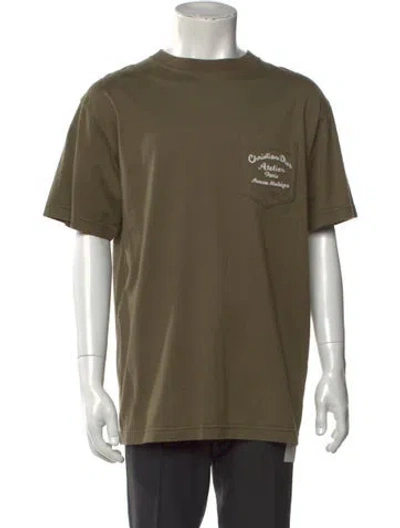 Pre-owned Dior Men 2022 Atelier T-shirt W/ Tags In Green