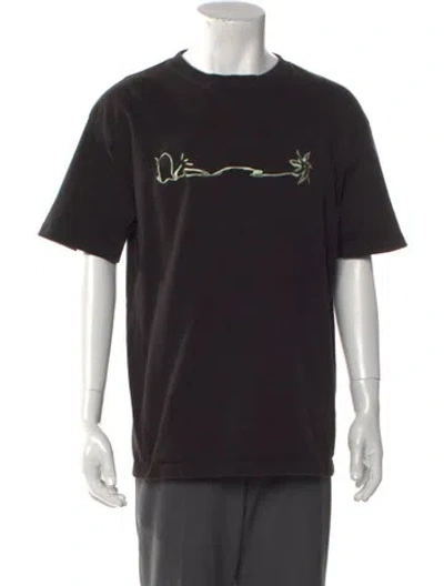 Pre-owned Dior Men 2022 Bee Accent T-shirt In Black