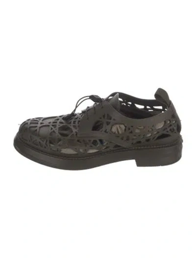 Pre-owned Dior Men 2022 Carlo Derby Shoes In Green