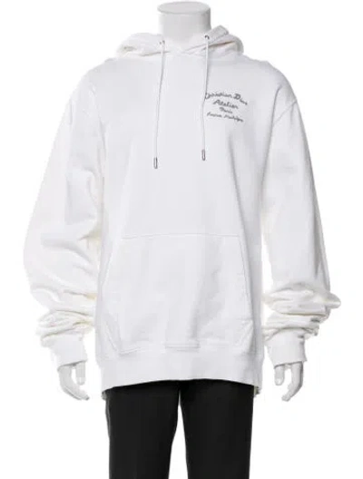 Pre-owned Dior Men 2022 Graphic Print Hoodie In Neutral