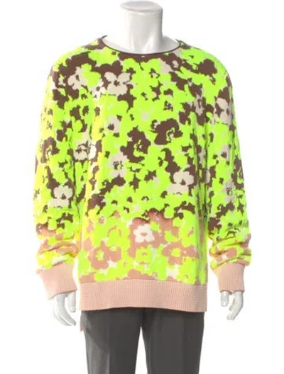 Pre-owned Dior Men 2022 Graphic Print Pullover In Green